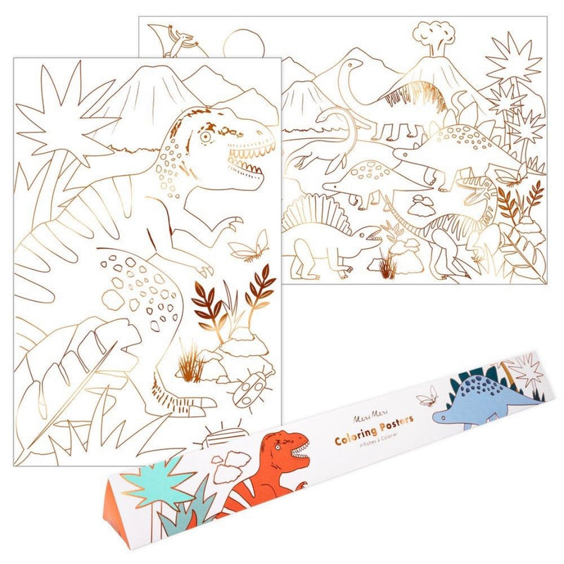 Dinosaur Kingdom Coloring Posters - Born Childrens Boutique