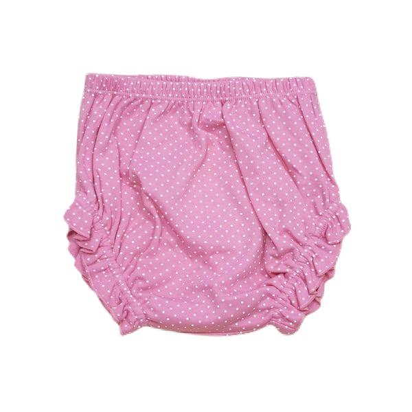 Girl Diaper Cover Lt Bgum Polka Dot - Born Childrens Boutique