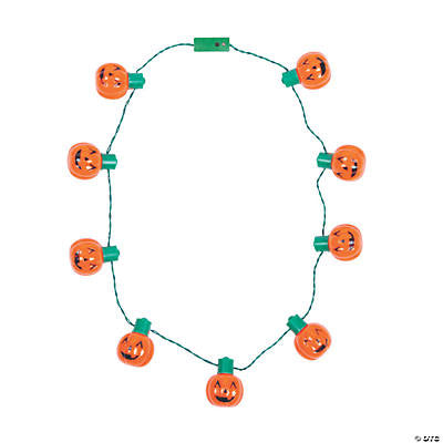 Pumpkin Light Up Necklace - Born Childrens Boutique