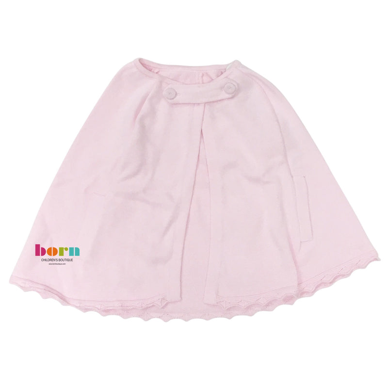 Royal Cape Sweater - Lt Pink - Born Childrens Boutique