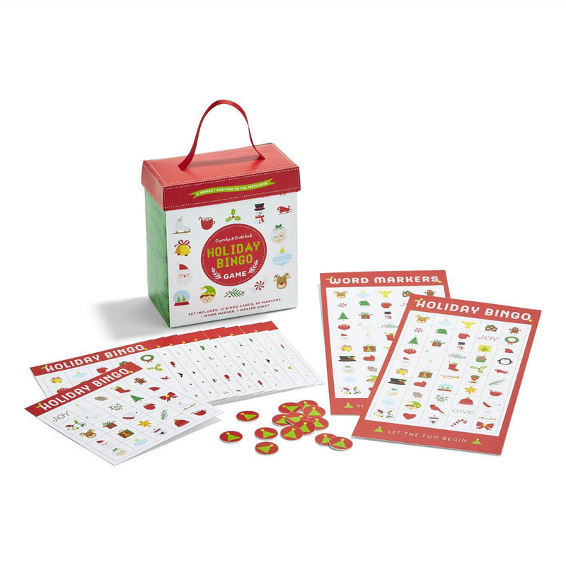 Holiday Bingo Game in a Gift Box - Born Childrens Boutique