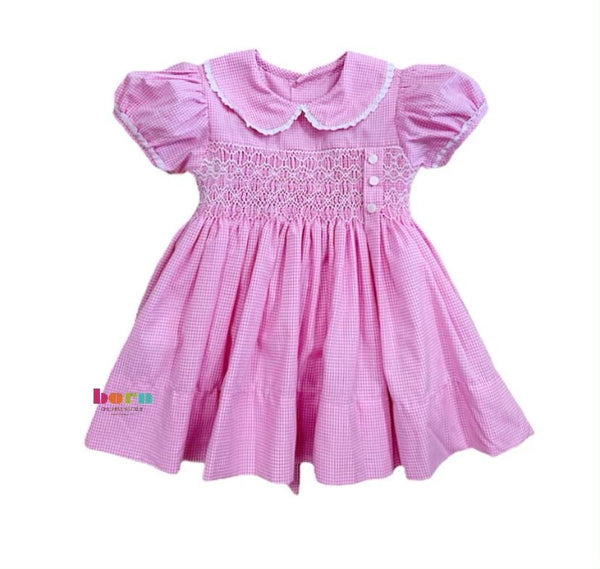 Pink Mia Dress - Born Childrens Boutique