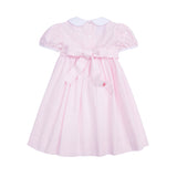Hearts Smocked Peter Pan Dress - Born Childrens Boutique