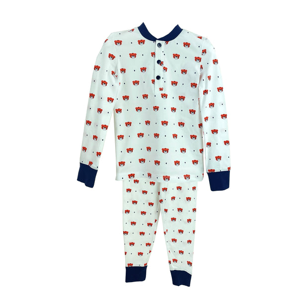 Tiger Boy Pajamas Set - Born Childrens Boutique