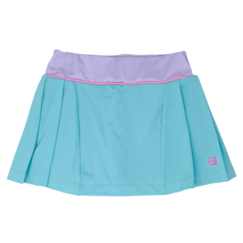 Pre-Order Set Athleisure Sarah Skort - Turq/Lav - Born Childrens Boutique