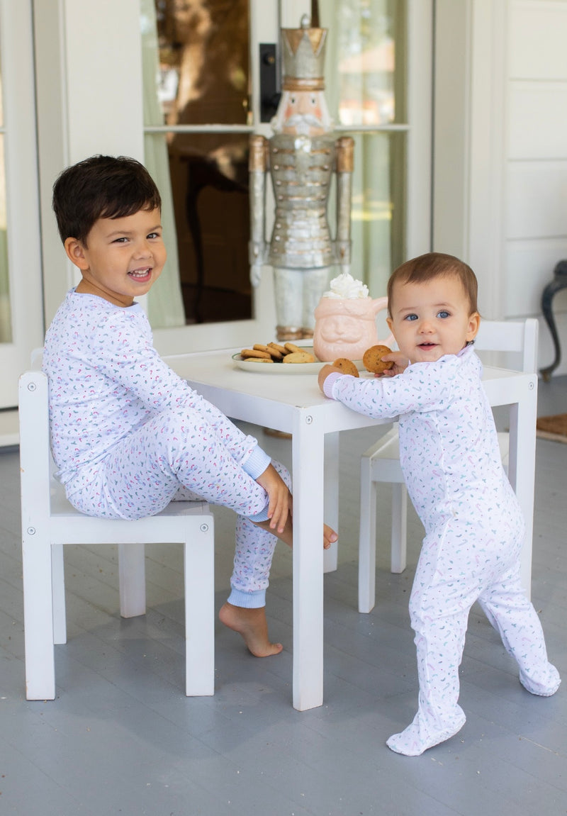 Pre-Order Once Upon A Time Onesie - Holly/Candy Cane - Born Childrens Boutique