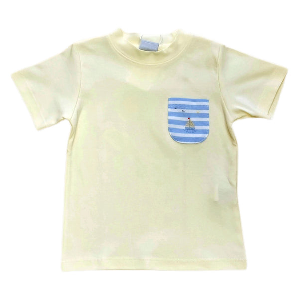Sailboat Pocket Shirt - Born Childrens Boutique