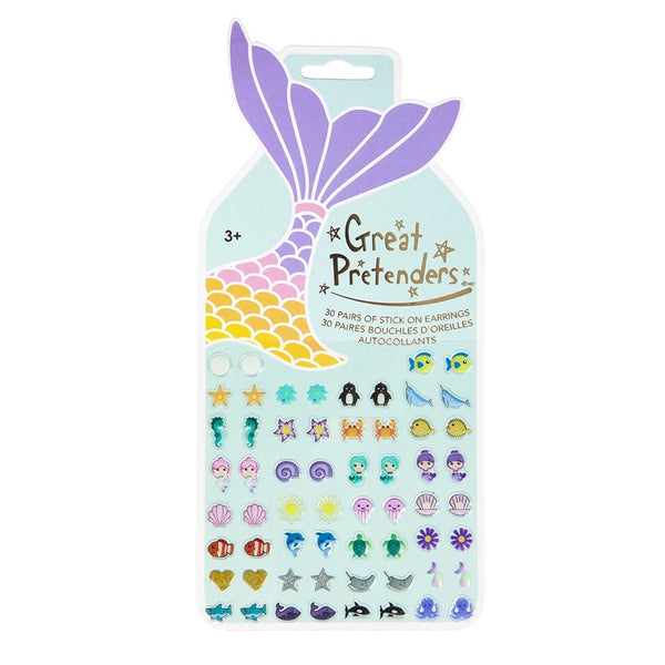 Mermaid Sticker Earrings - Born Childrens Boutique