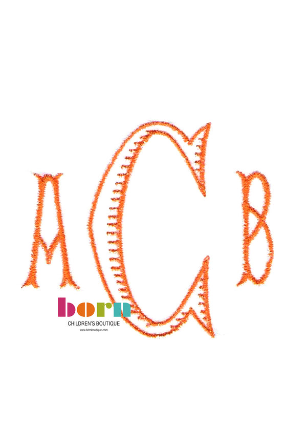 Baroque Initials - Born Childrens Boutique