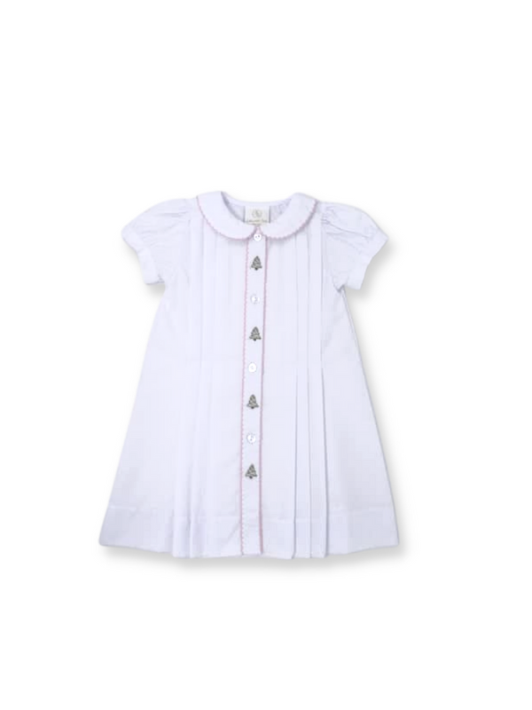 Pre-Order Vintage Daygown - White/Tree - Born Childrens Boutique