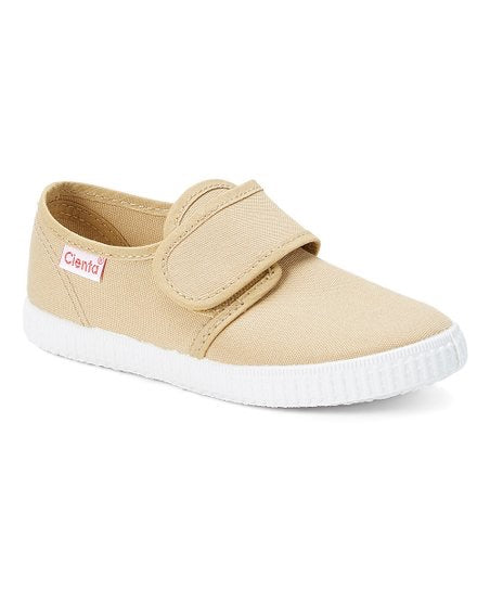 Cienta Kids Velcro Tan - Born Childrens Boutique