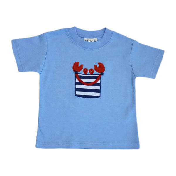 Crab Bucket Boy SS Shirt - Born Childrens Boutique