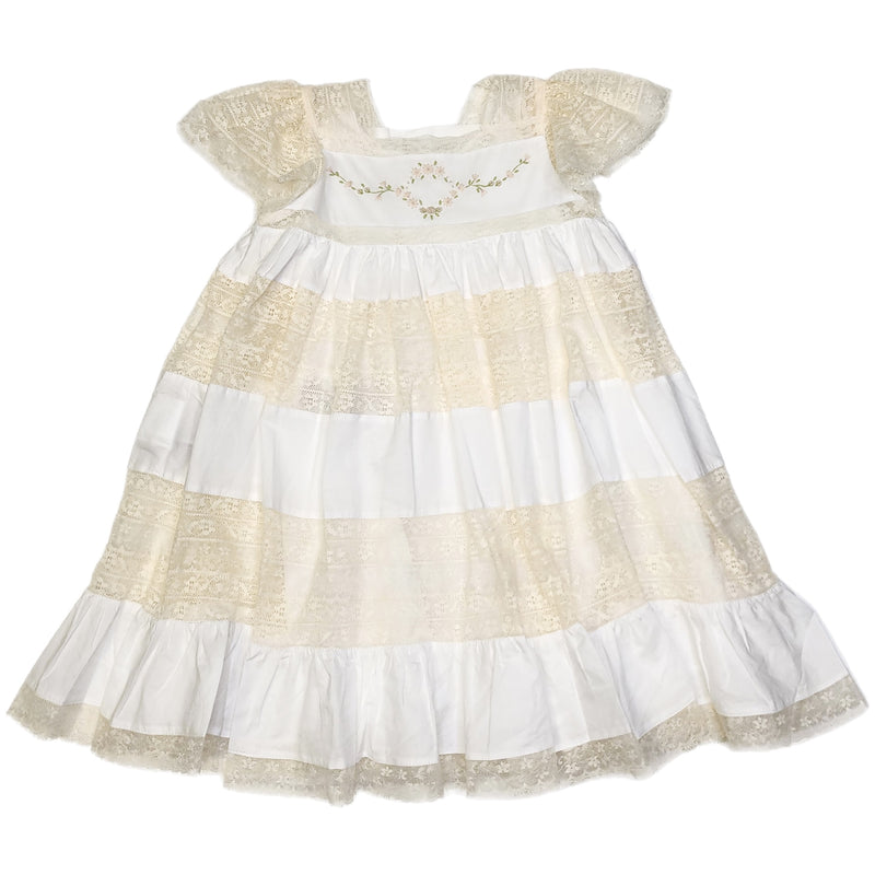 Phoenix & Ren White Mary Frances Dress - Born Childrens Boutique