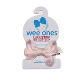 Wee Ones Powder Pink Bow - Born Childrens Boutique