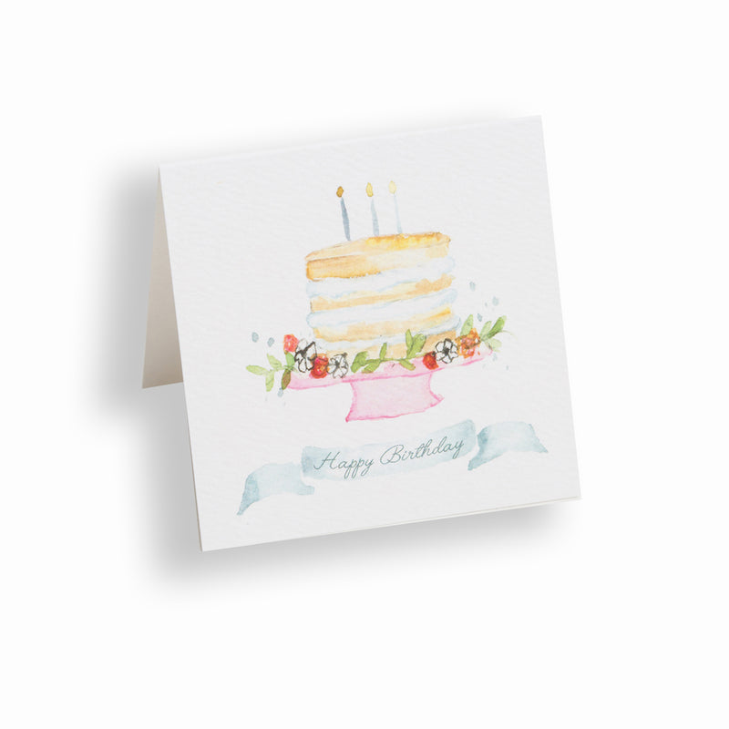 "Happy Birthday" Cake Enclosure Cards - Born Childrens Boutique