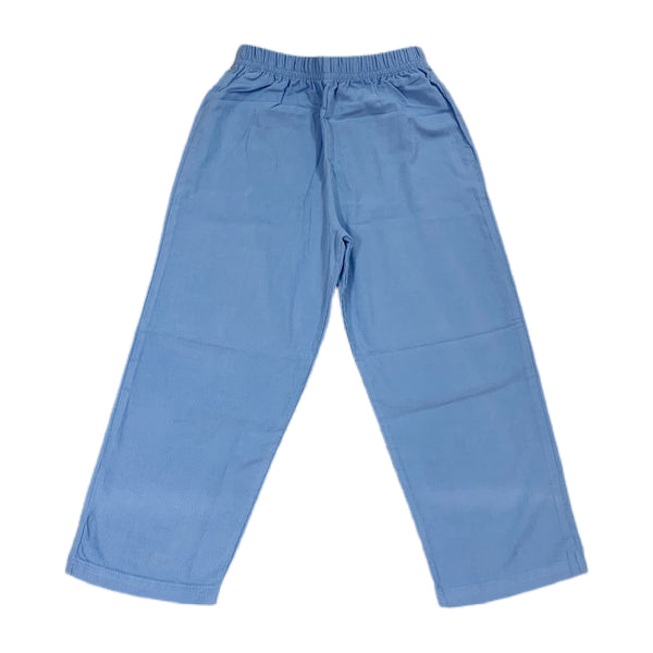 Cord Pant Sky Blue - Born Childrens Boutique