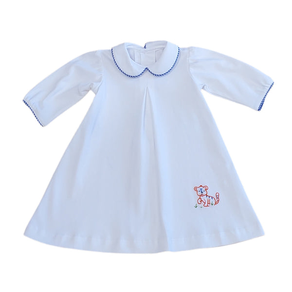 Navy/Orange Tiger Daygown - Born Childrens Boutique