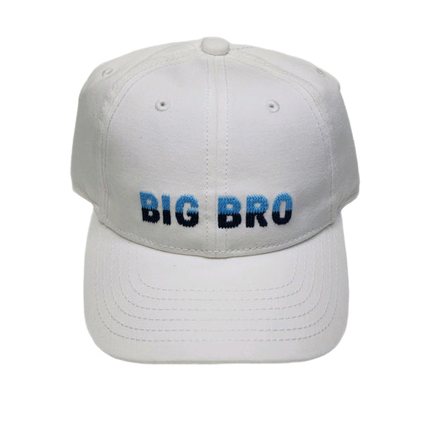Kids Baseball Hat, Big Bro on White - Born Childrens Boutique