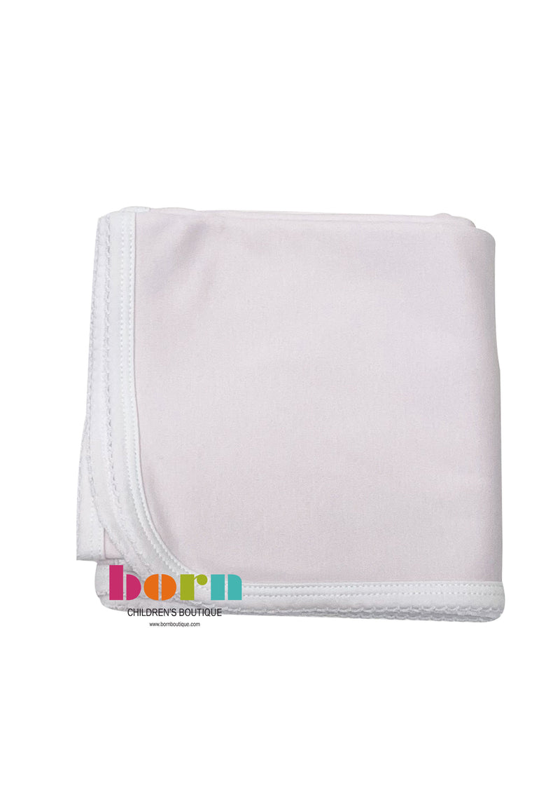 Pima Receiving Blanket Pink - Born Childrens Boutique