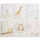 Baby's First Animals - Set of 6 Prints - Born Childrens Boutique