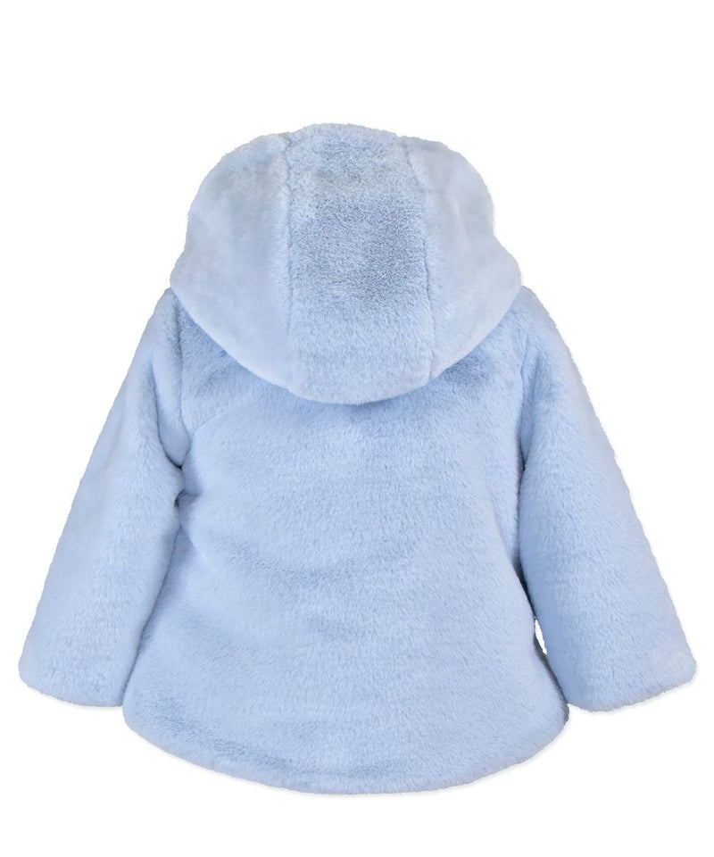 Bear Pocket Jacket Baby Blue - Born Childrens Boutique