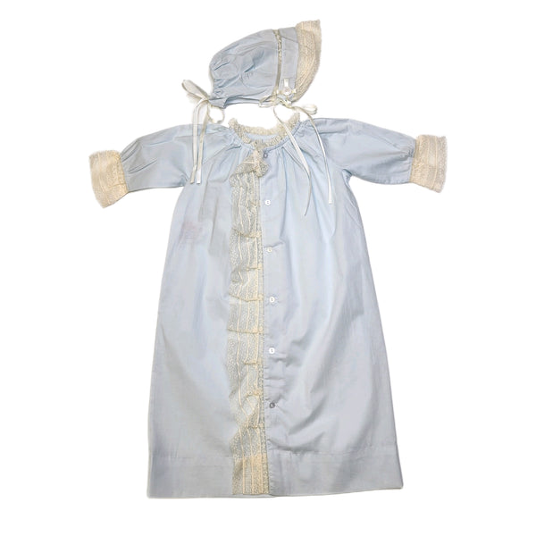 Baby Sen Blue Finn Boy Day Gown - Born Childrens Boutique