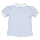 Apparel Itsy-Bitsy Blue Gingham Shirt - Born Childrens Boutique
