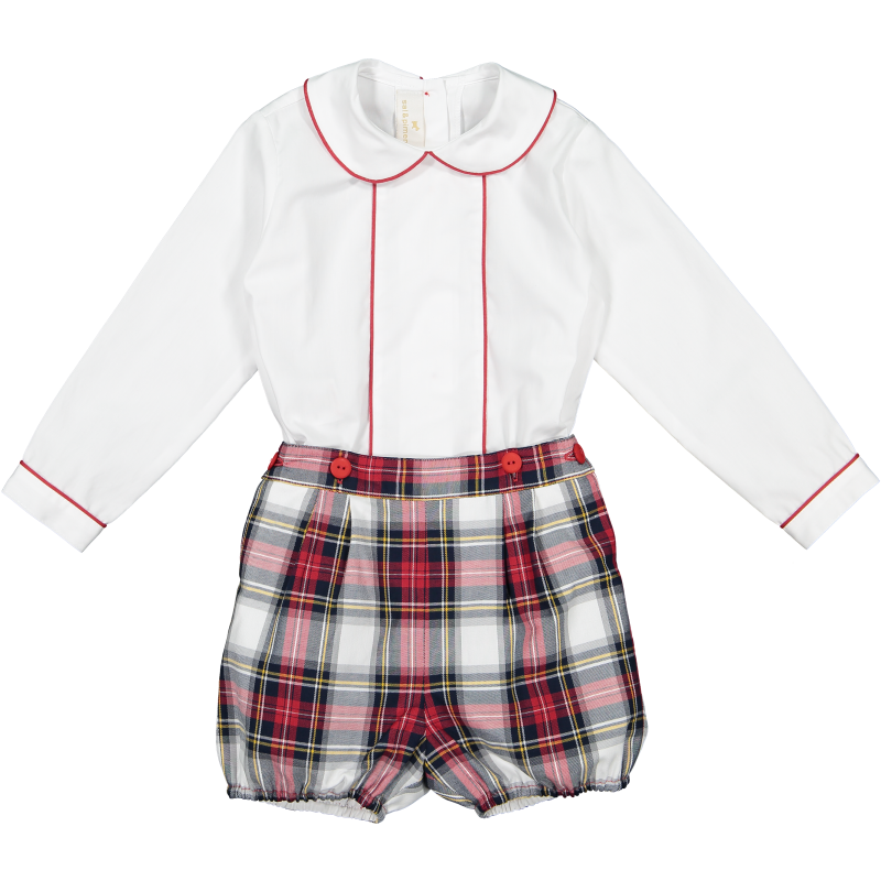 Pre-Order Jolly Tartan Baby Set - Born Childrens Boutique