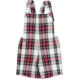 Pre-Order Jolly Tartan Boy Overall - Born Childrens Boutique