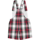 Pre-Order Jolly Tartan Boy Overall - Born Childrens Boutique