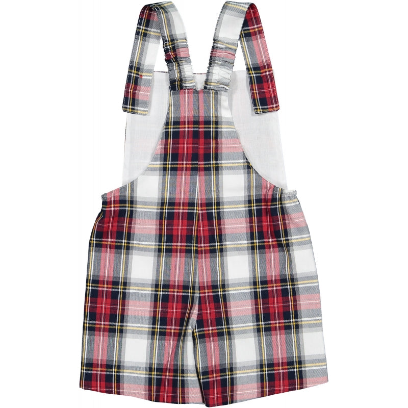 Pre-Order Jolly Tartan Boy Overall - Born Childrens Boutique