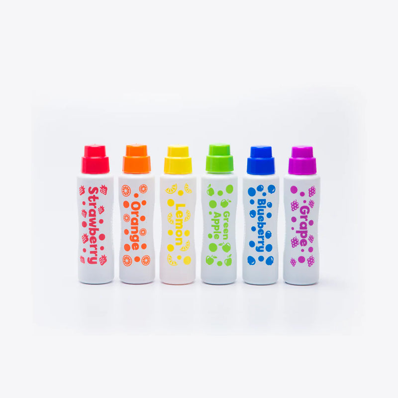 Juicy Fruits Scented 6 Pack Dot Markers - Born Childrens Boutique