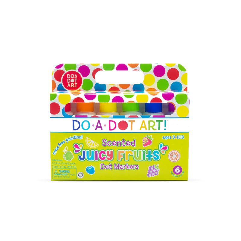 Juicy Fruits Scented 6 Pack Dot Markers - Born Childrens Boutique