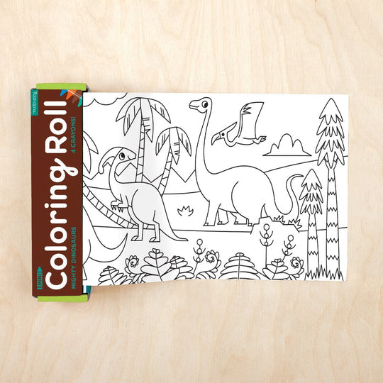 Mighty Dinosaur Mini Coloring Rolls - Born Childrens Boutique