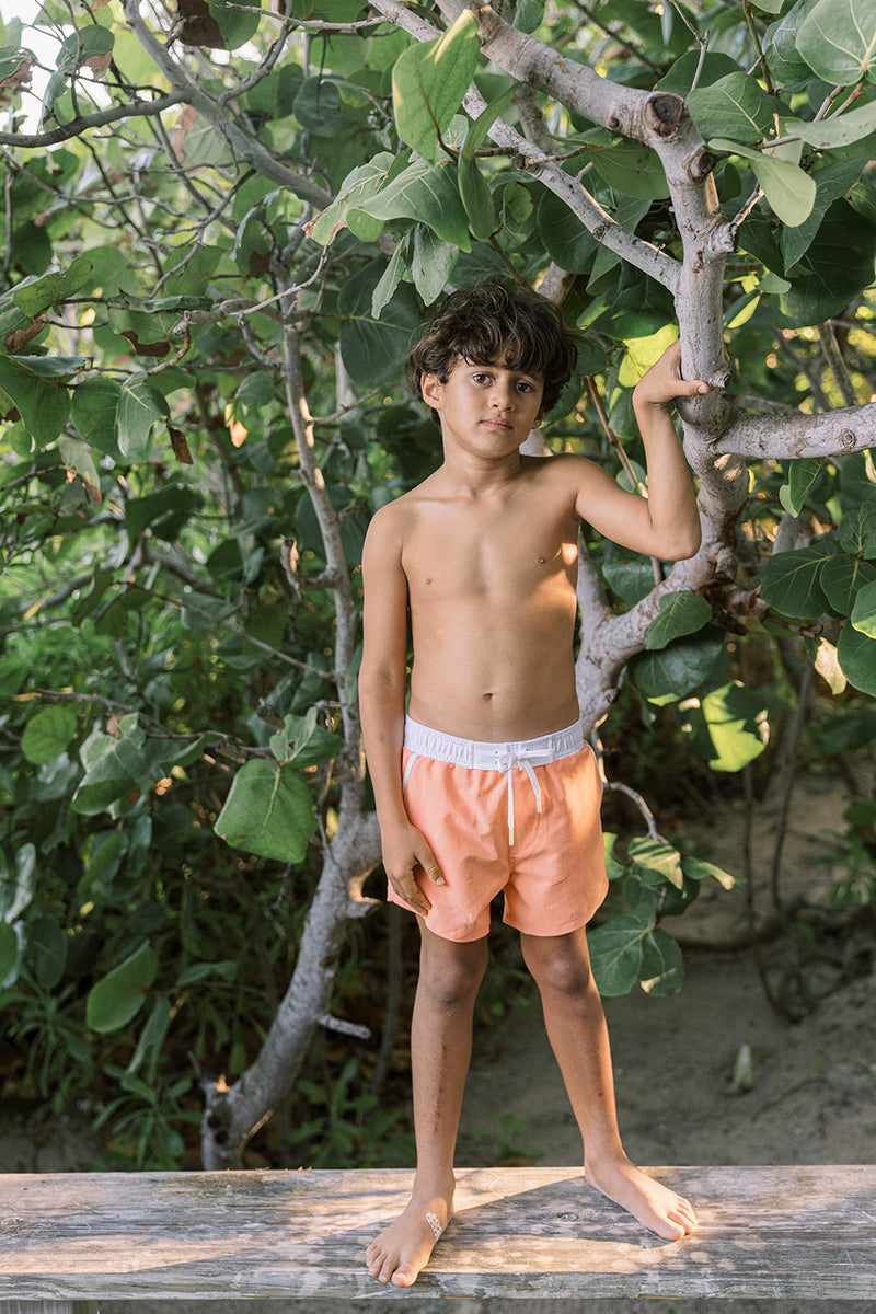 Pre-Order Calypso Coral Boardie - Born Childrens Boutique