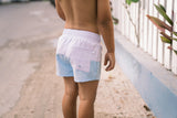Pre-Order Bay Lavender Colorblock Boardie - Born Childrens Boutique
