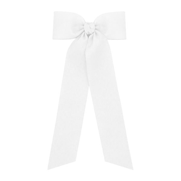 Wee Ones White Bow with Tail - Born Childrens Boutique