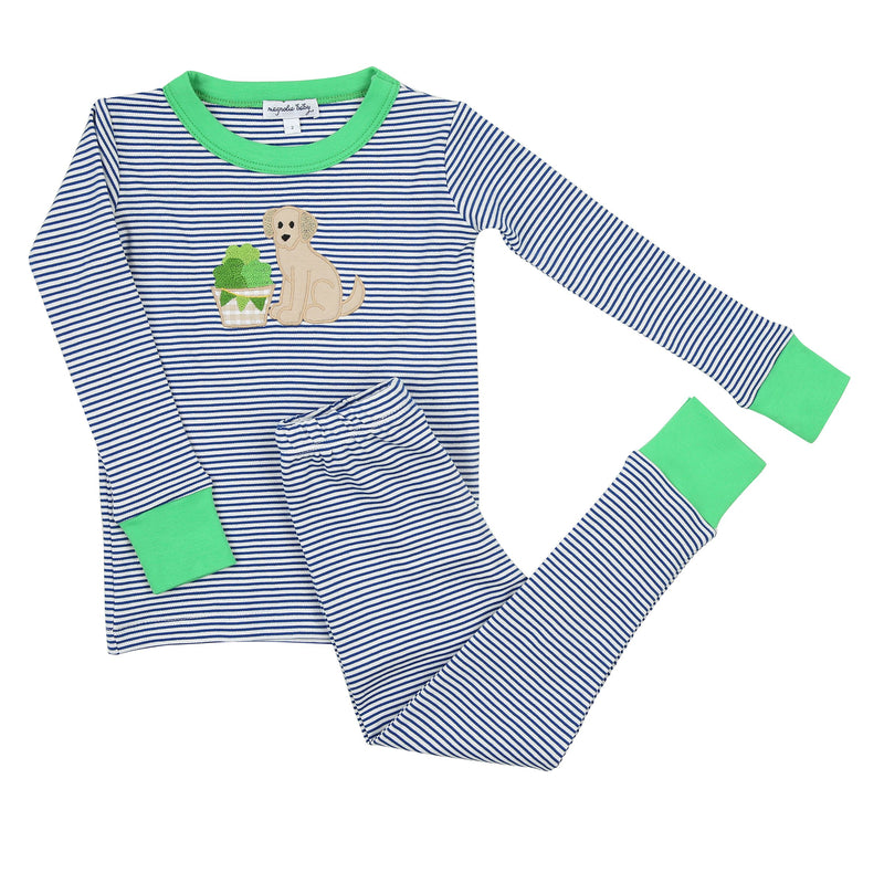 Magnolia Baby Lucky Pup Long Pajamas - Born Childrens Boutique