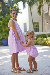Little English Betty Halter Bubble - Preppy Pink Gingham - Born Childrens Boutique