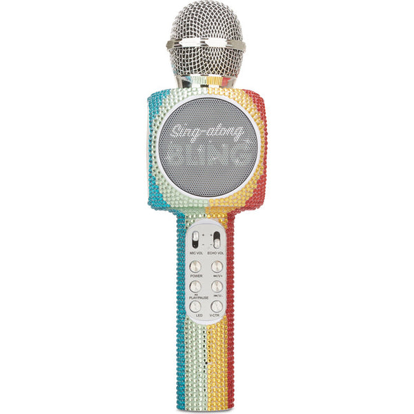 Sing A Long Rainbow Bling Karaoke Bluetooth Mic - Born Childrens Boutique