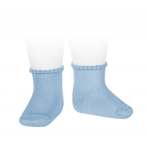 Purl Cuff Anklet French Blue - Born Childrens Boutique