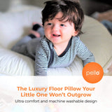 Tommy Dusty Blue Floor Pillow - Born Childrens Boutique