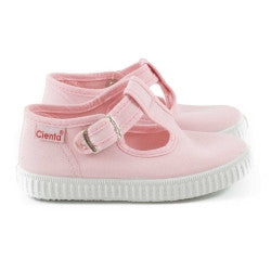Cienta Kids T-Strap Light Pink - Born Childrens Boutique