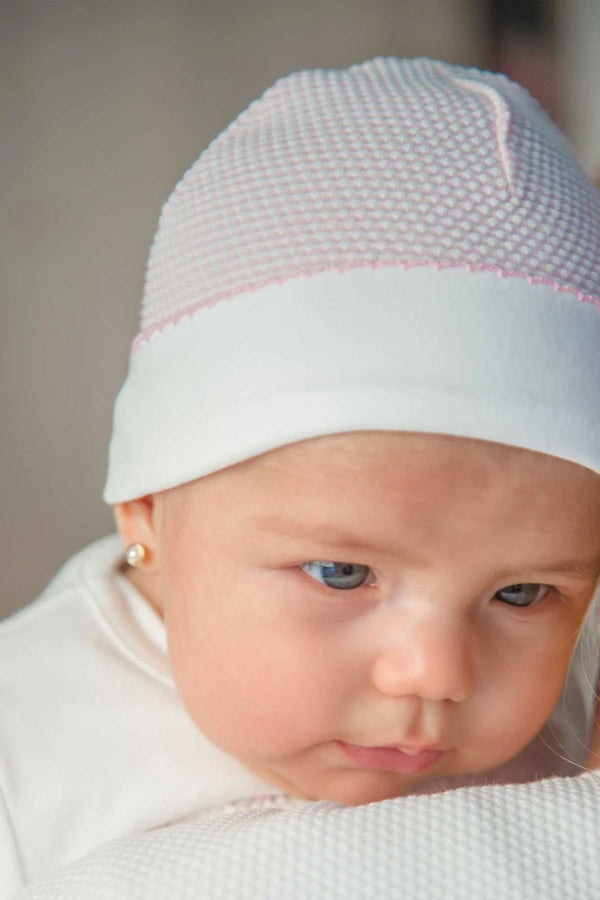 Bubble Baby Hat, Pink - Born Childrens Boutique