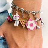 Charm It!, Gold Glitter Soccer Ball Charm - Born Childrens Boutique