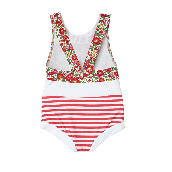 Red Betsy Sailor Swimsuit - Born Childrens Boutique