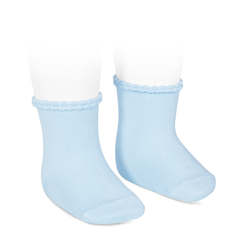 Purl Cuff Anklet Light Blue - Born Childrens Boutique