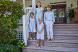 Little English Smocked Hollis Dress - Palm Beach Plaid - Born Childrens Boutique