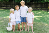 Griffin Polo Shirt - White - Born Childrens Boutique
