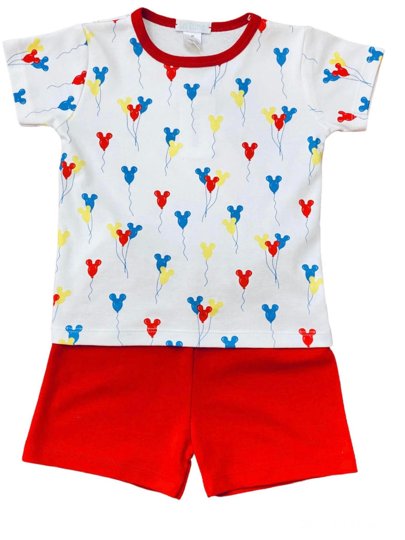 Pima Boy Mickey Short Set - Born Childrens Boutique